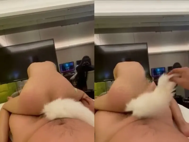 Sau khi đá trứng cút rung bướm, còn bị bắt liếm chim mỏi miệng.